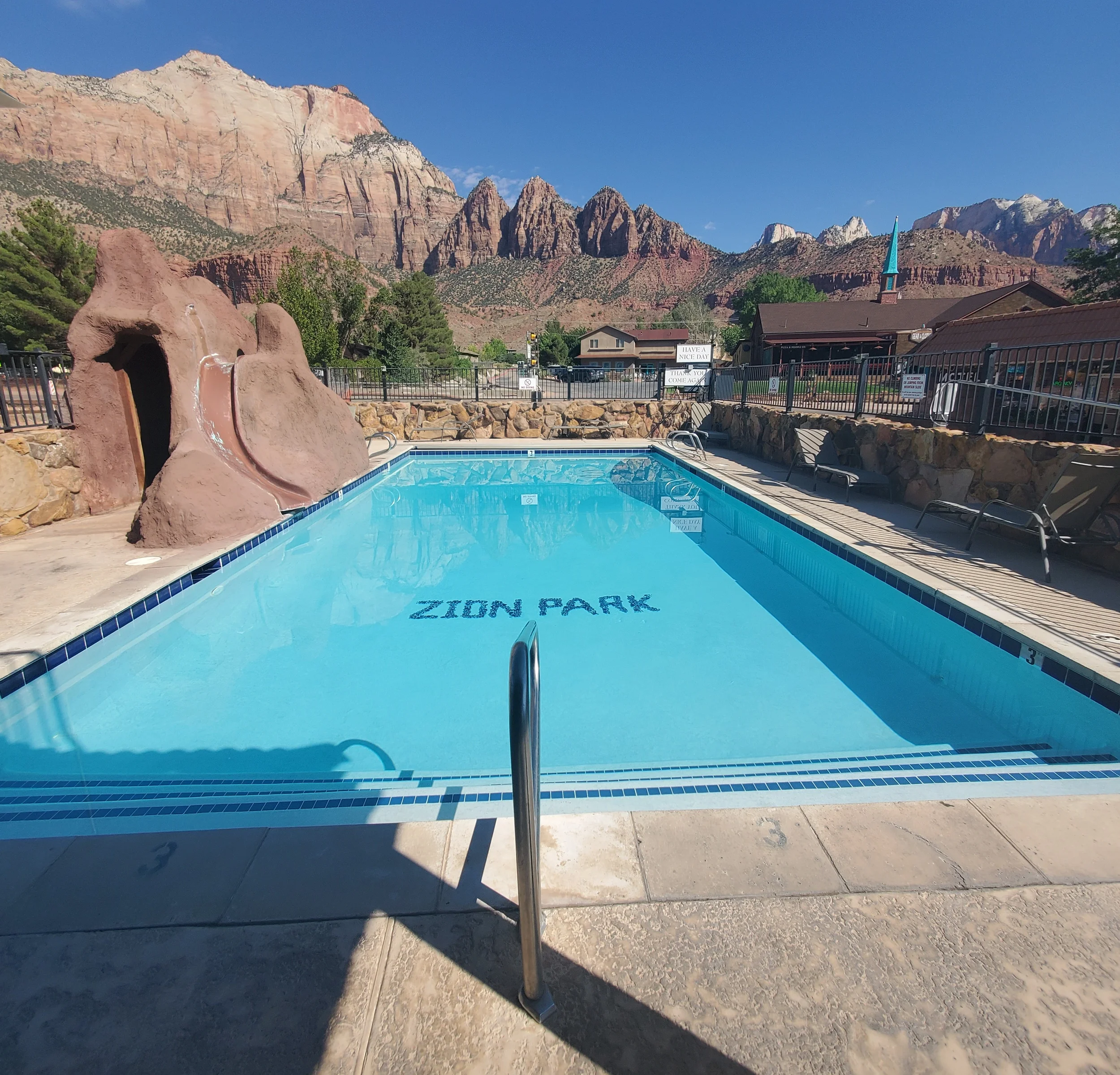 Pool at Zion Park Motel